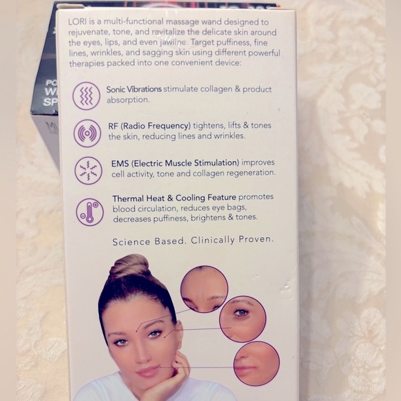 Spa Sciences Lori 4-in-1 Smart Sonic Facial Wand - New in Box - Picture 5 of 7